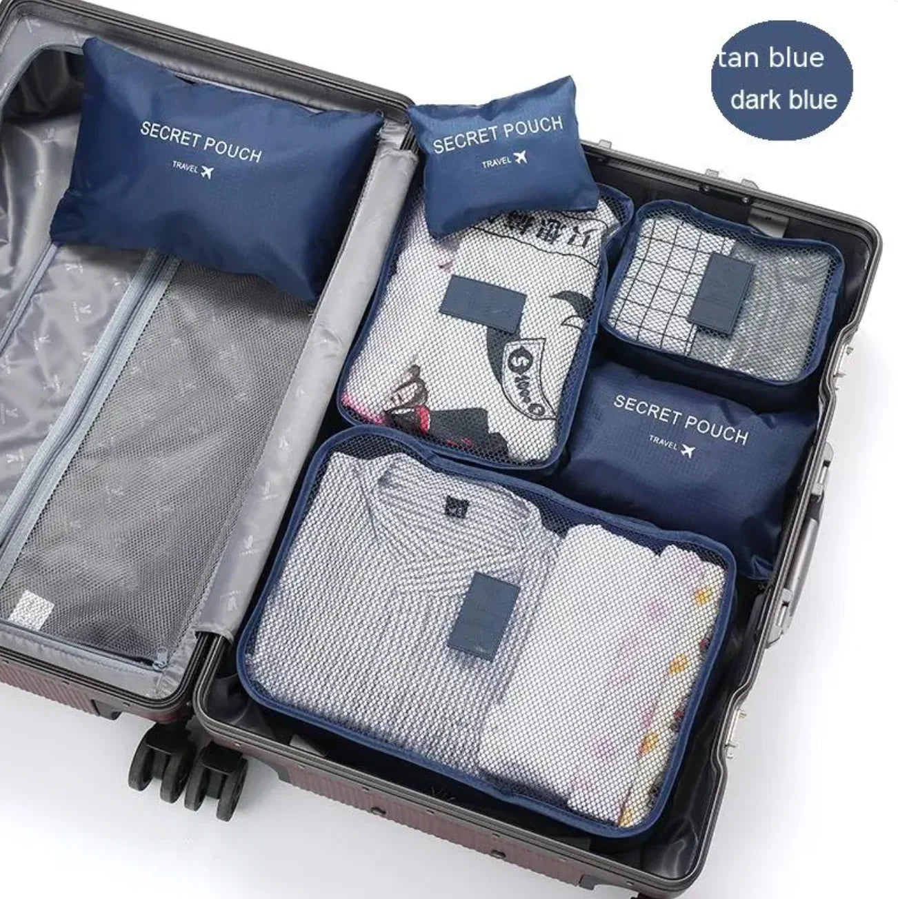 Voyagernaut Travel Storage Bag Set β 6 pcs