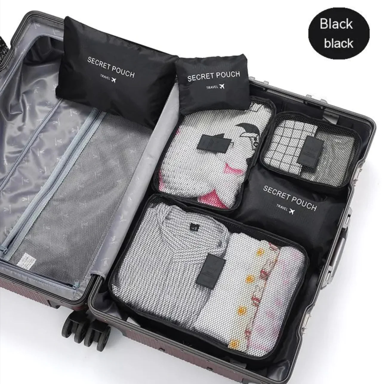 Voyagernaut Travel Storage Bag Set β 6 pcs